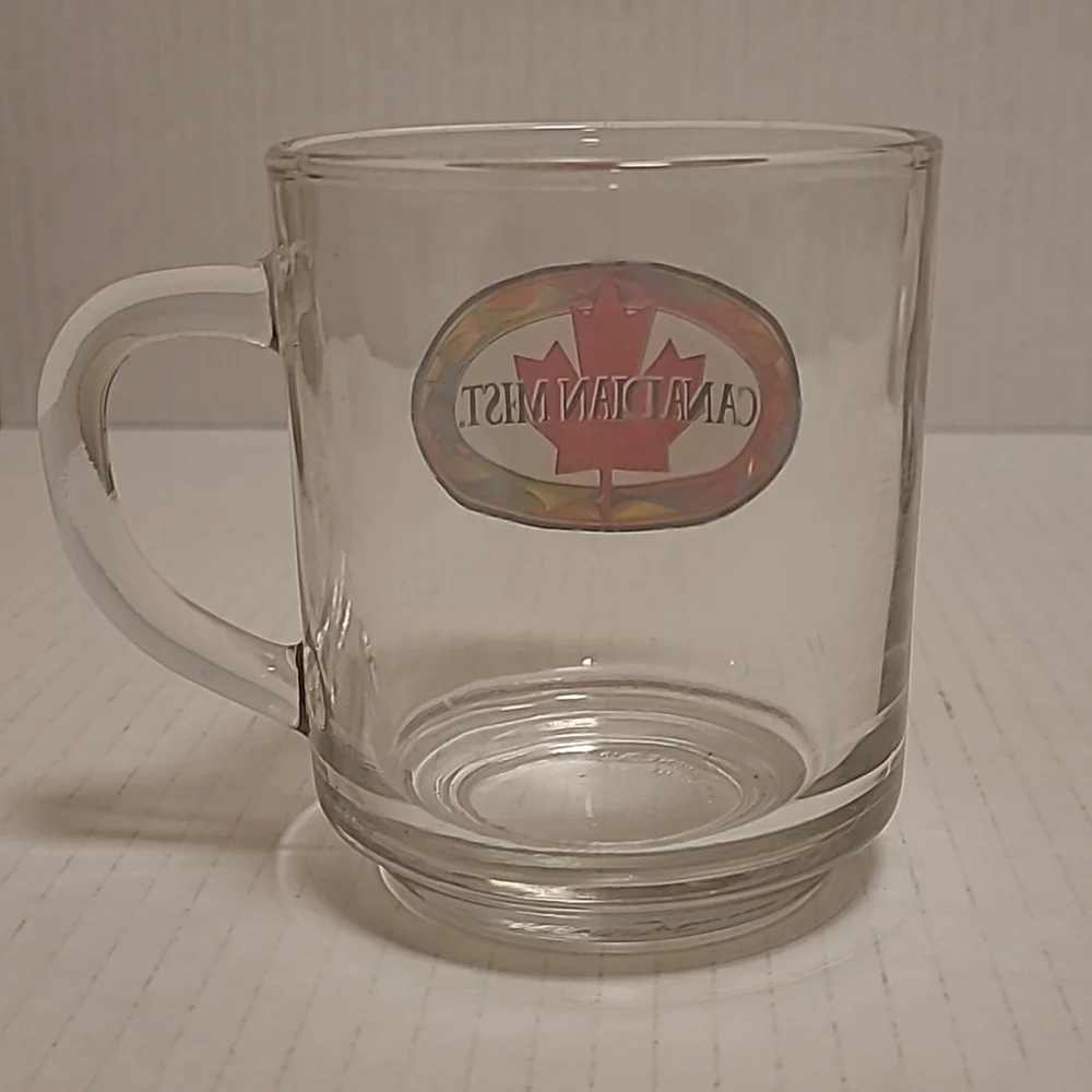 Set of 2 Vintage Canadian Mist Whiskey Mugs
